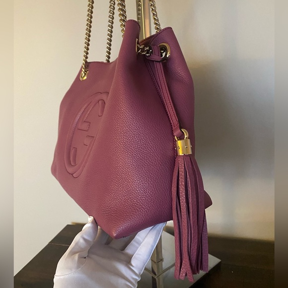 π―% Authentic Gucci Soho Medium Bag - Picture 3 of 11